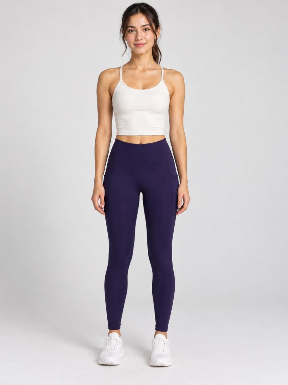 Old Navy Active Elevate XS Purple High Rise Go-Dry Workout Leggings Yoga